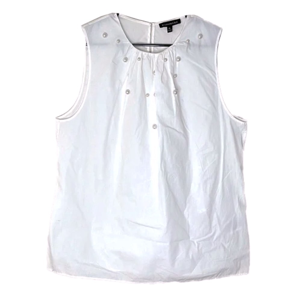 BANANA REPUBLIC Pearl White Sleeveless Top womens Size XL NWT